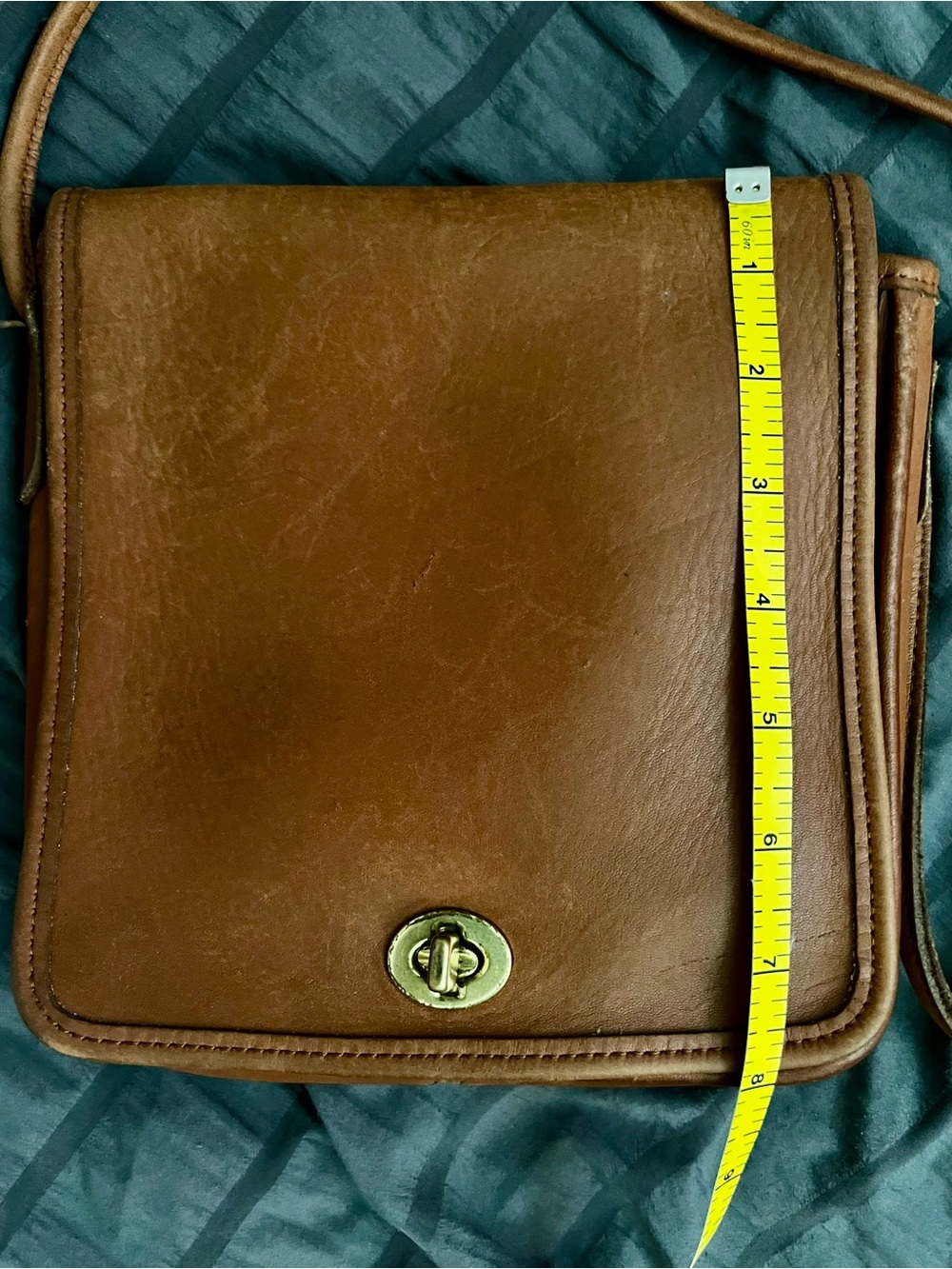 Vintage Classic Brown Leather Coach Bag - Picture 9 of 13